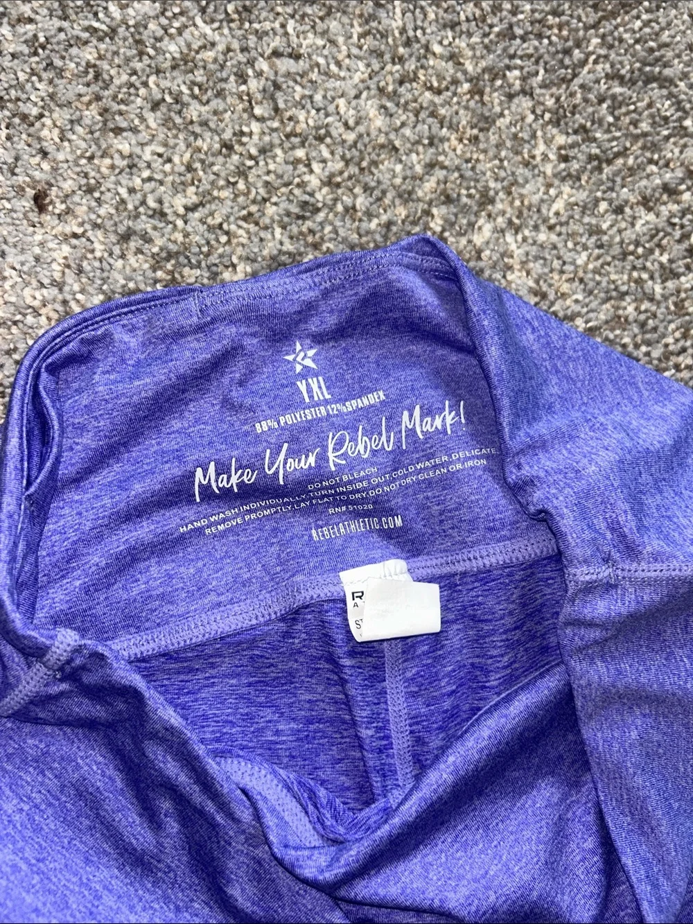 Rebel Athletic Purple Set - Sports Bra & Leggings